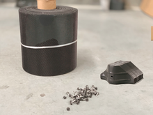 Load image into Gallery viewer, 3mm X 4mm Corrugated Iron Valley WITH SADDLES - DIY Kit ($16.90 per metre)