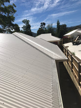 Load image into Gallery viewer, 60 METRES - 3mm X 4mm Corrugated Iron/Custom Orb - Gutter Guard Kit
